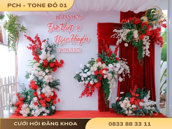 Phông chụp hình - tone đỏ 01