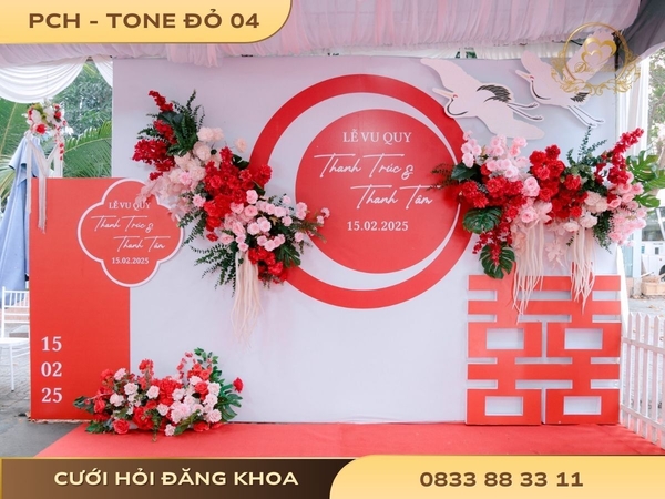 Phông chụp hình - tone đỏ 04