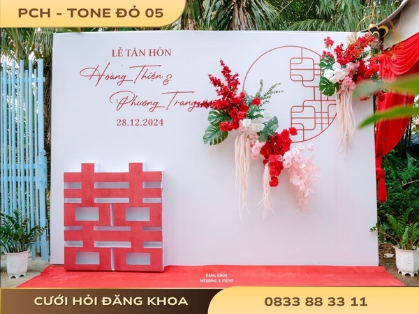 Phông chụp hình - tone đỏ 05