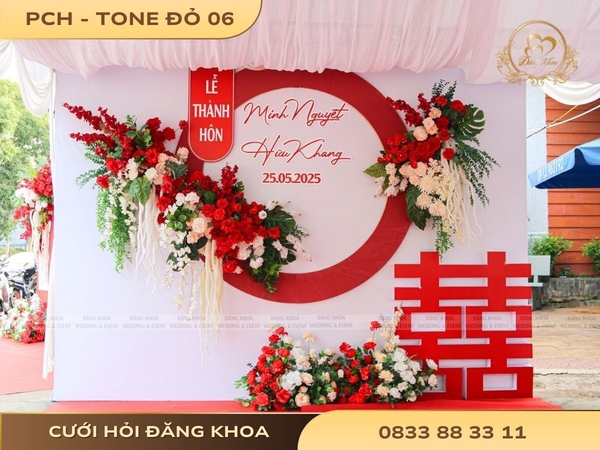Phông chụp hình - tone đỏ 06