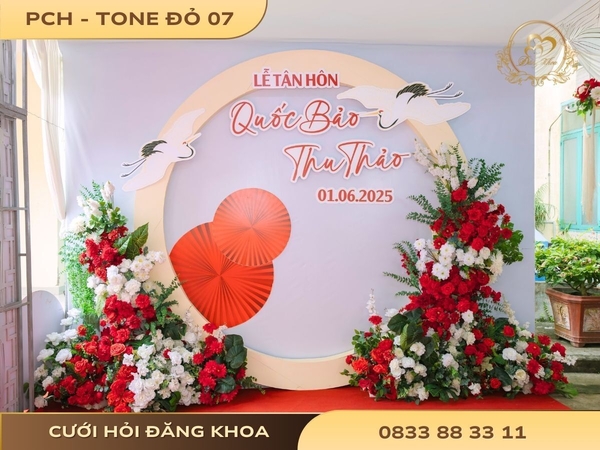 Phông chụp hình - tone đỏ 07