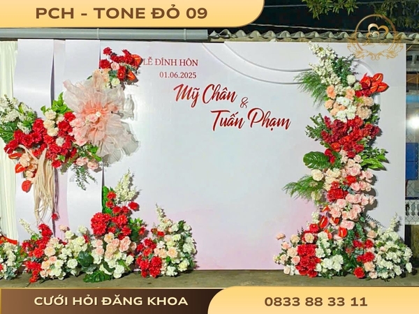 Phông chụp hình - tone đỏ 09