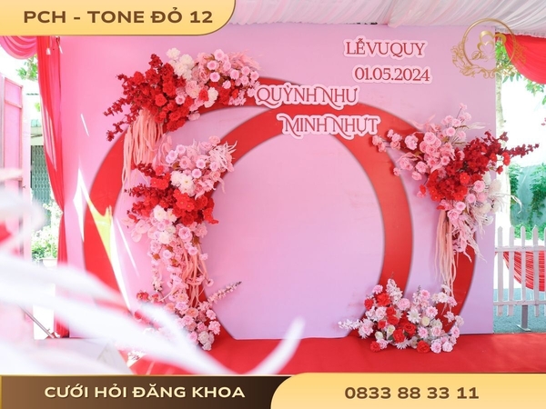 Phông chụp hình - tone đỏ 12