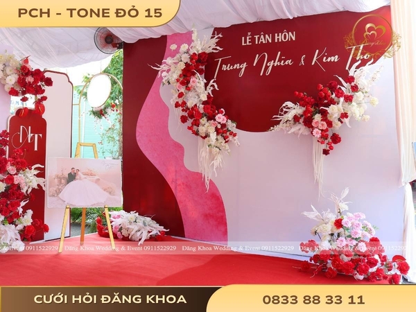 Phông chụp hình - tone đỏ 15