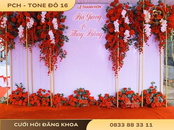 Phông chụp hình - tone đỏ 16