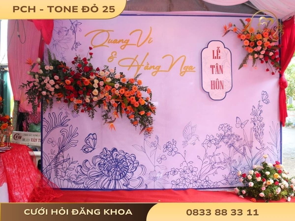 Phông chụp hình - tone đỏ 25