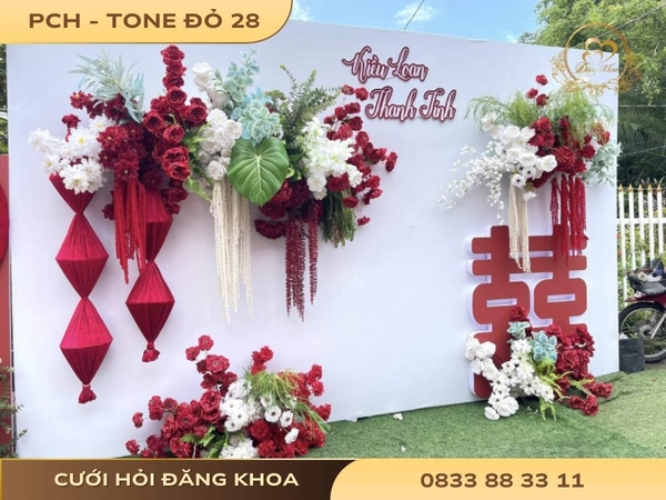 Phông chụp hình - tone đỏ 28