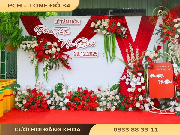 Phông chụp hình - tone đỏ 34