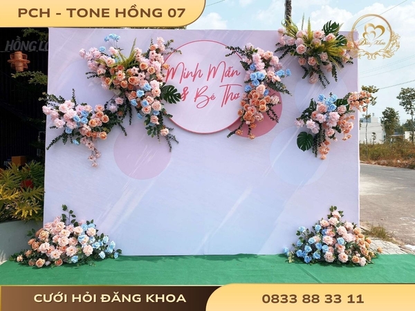 Phông chụp hình - tone hồng 07