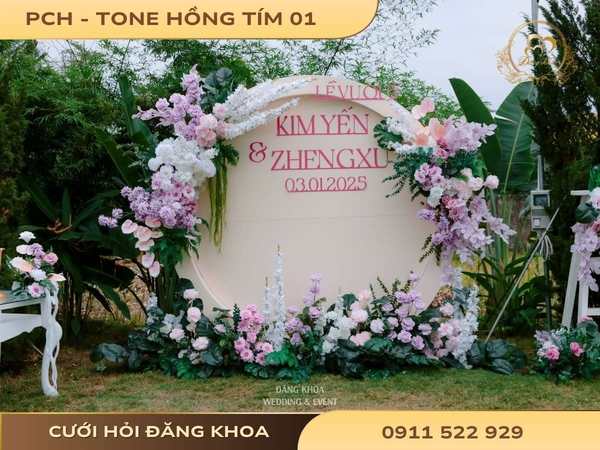 Phông chụp hình - tone hồng tím 01