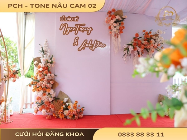 Phông chụp hình - tone nâu cam 02