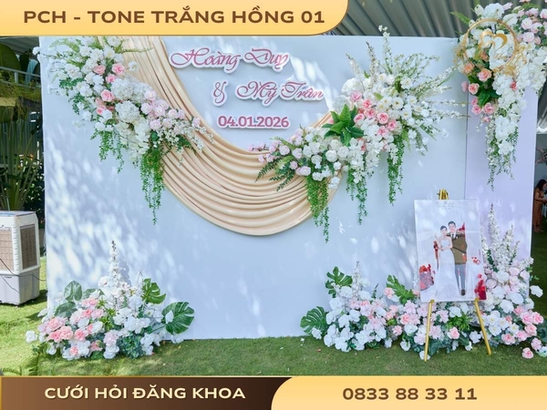 Phông chụp hình - tone trắng hồng 01
