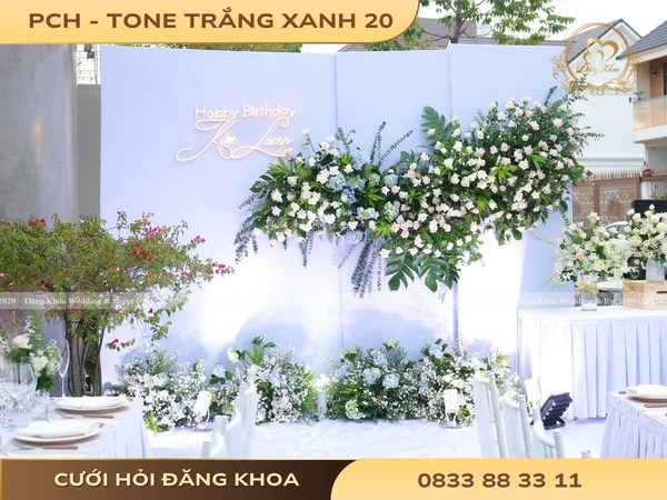 Phông chụp hình - tone trắng xanh 20