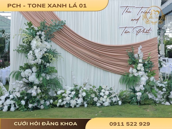Phông chụp hình - tone xanh lá 01