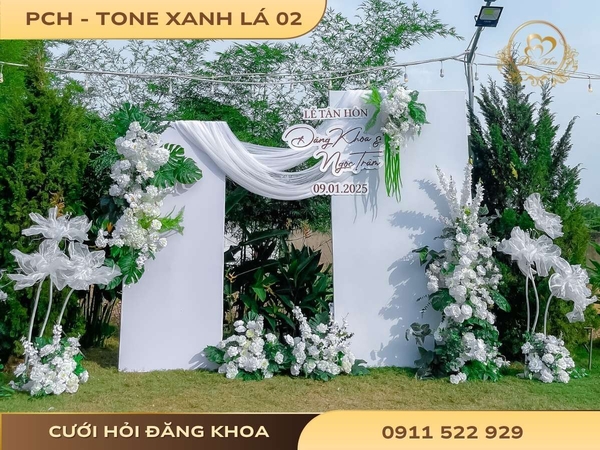 Phông chụp hình - tone xanh lá 02