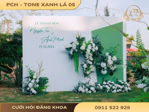 Phông chụp hình - tone xanh lá 05