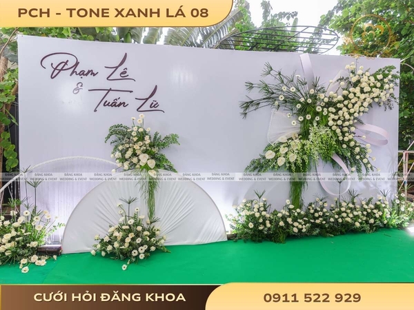 Phông chụp hình - tone xanh lá 08
