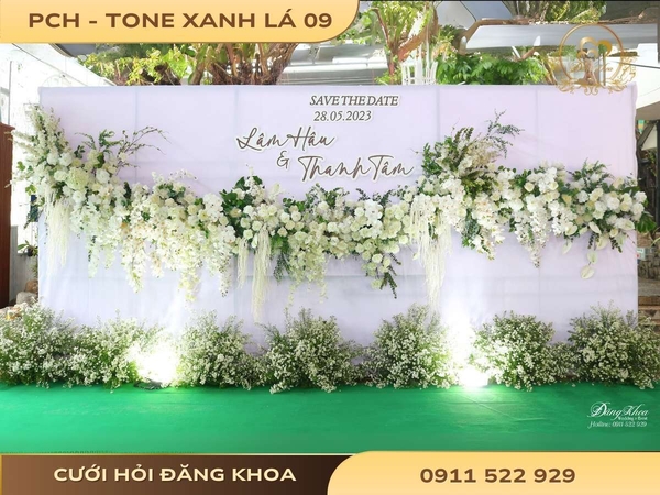 Phông chụp hình - tone xanh lá 09