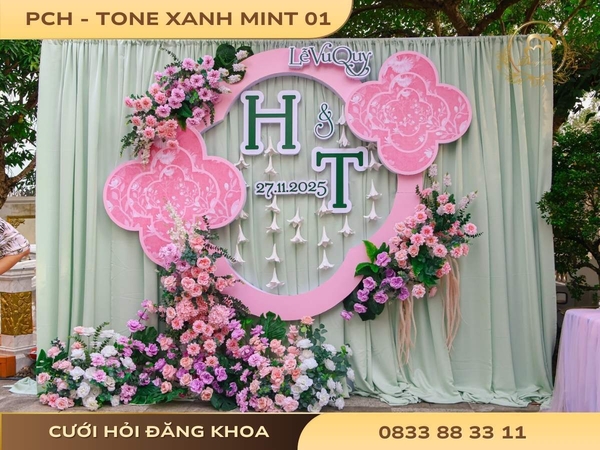 Phông chụp hình - tone xanh mint 01