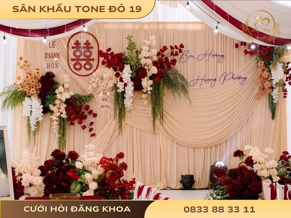 Sân khấu tone đỏ 19