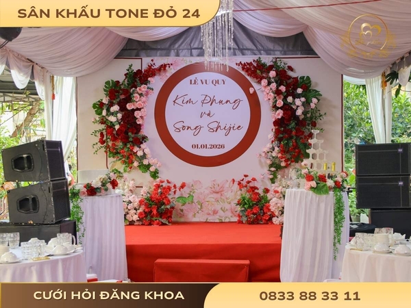 Sân khấu tone đỏ 24
