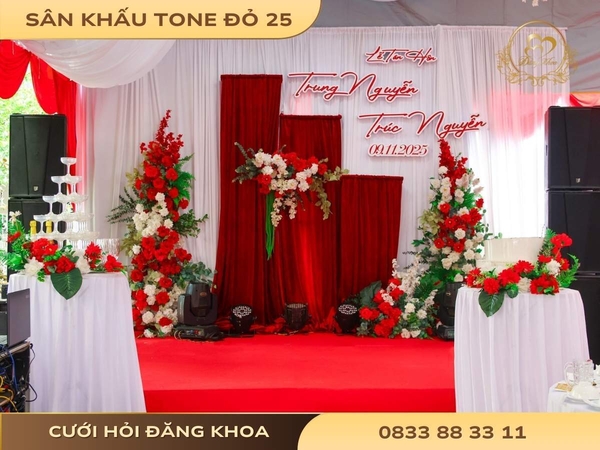 Sân khấu tone đỏ 25