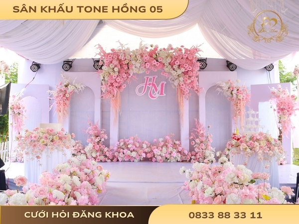 Sân khấu tone hồng 05