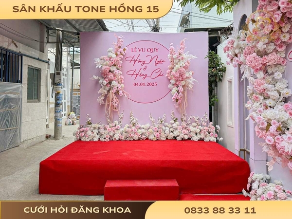 Sân khấu tone hồng 15