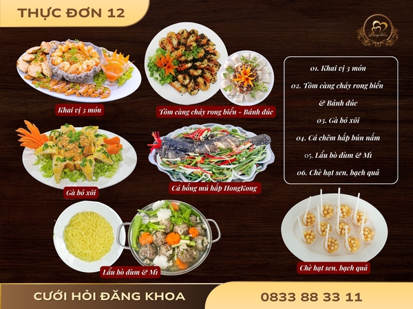 THỰC ĐƠN 12