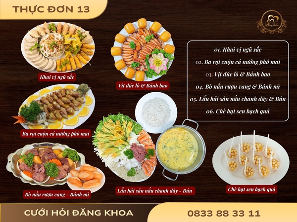 THỰC ĐƠN 13