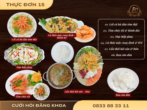 THỰC ĐƠN 15