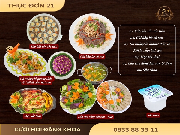 THỰC ĐƠN 21