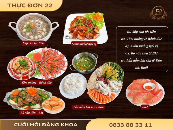 THỰC ĐƠN 22