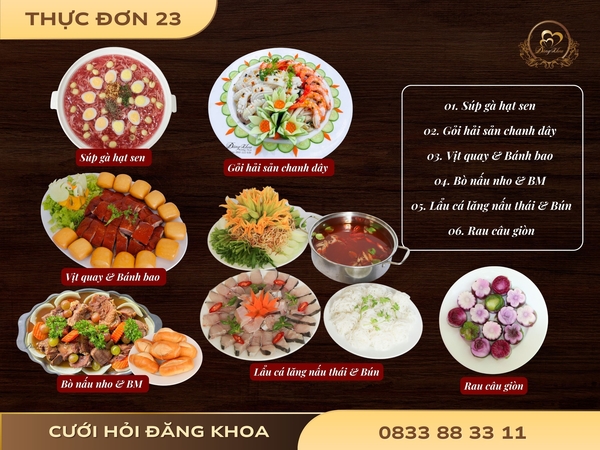 THỰC ĐƠN 23