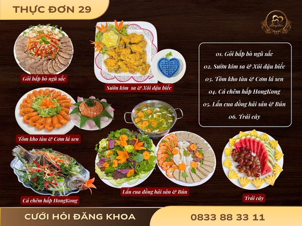 THỰC ĐƠN 29