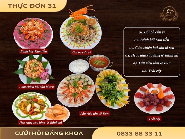 THỰC ĐƠN 31