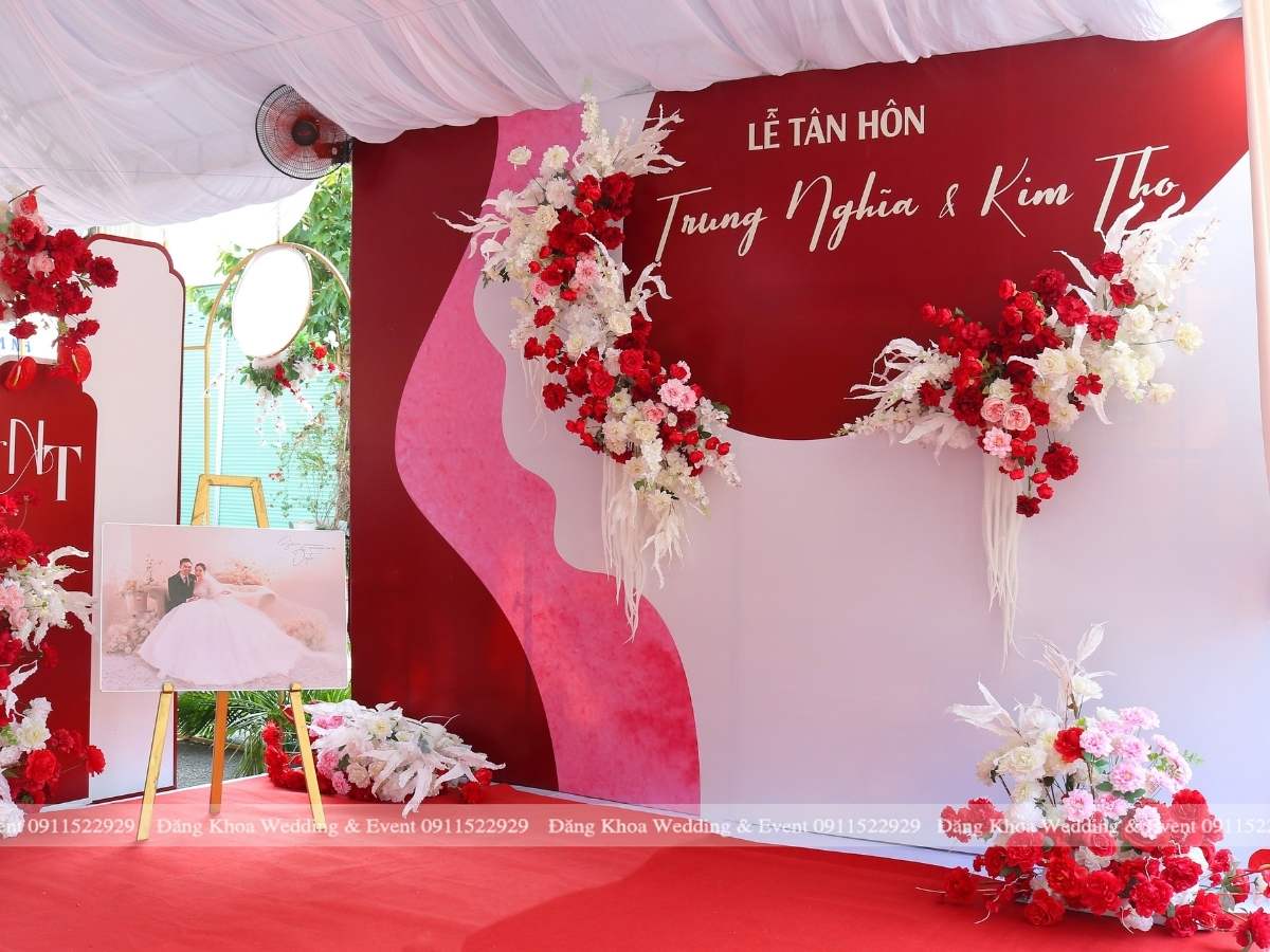 Top 50 mẫu phông chụp hình cưới tone đỏ 09