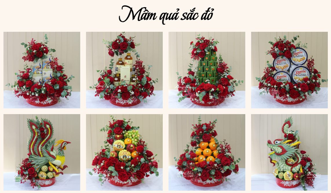 Trang trí mâm quả