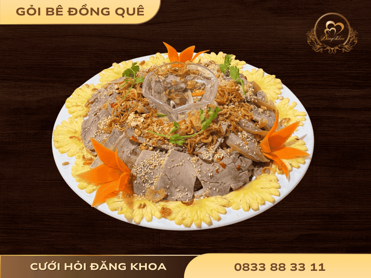Gỏi bê đông quê