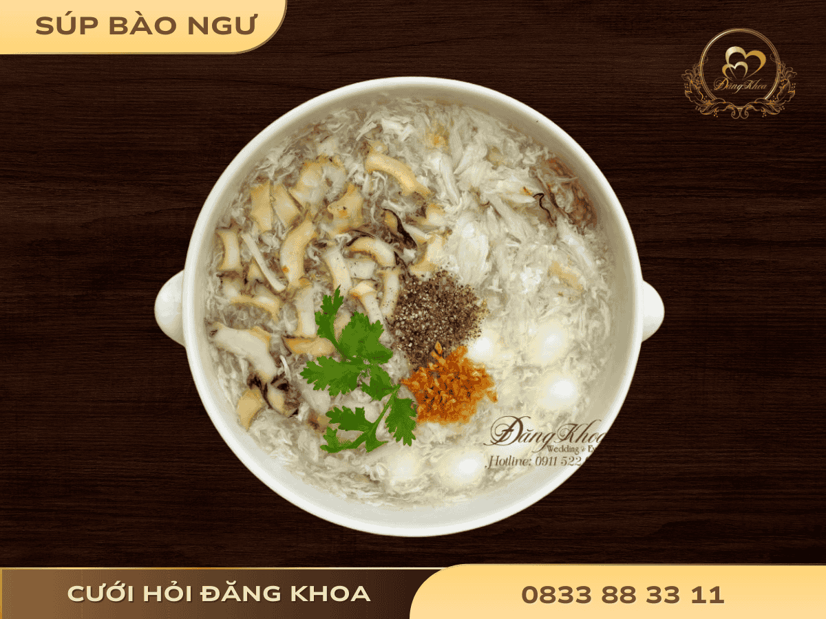 Súp cua bào ngư