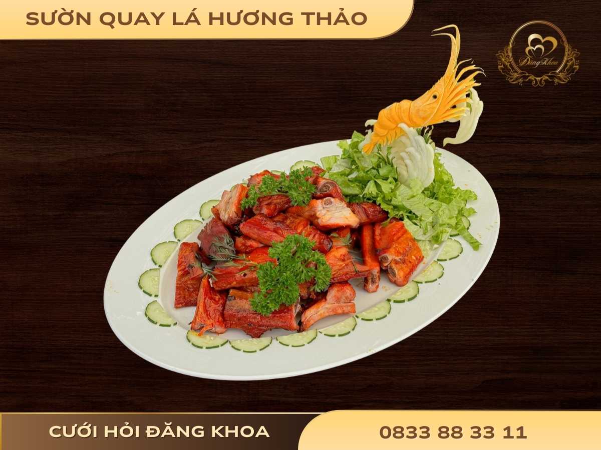 Sườn quay lá hương thảo