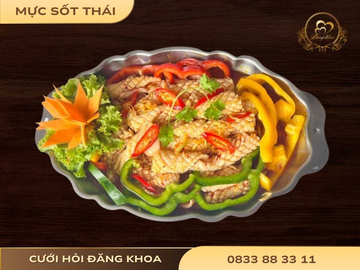 Mực sốt thái