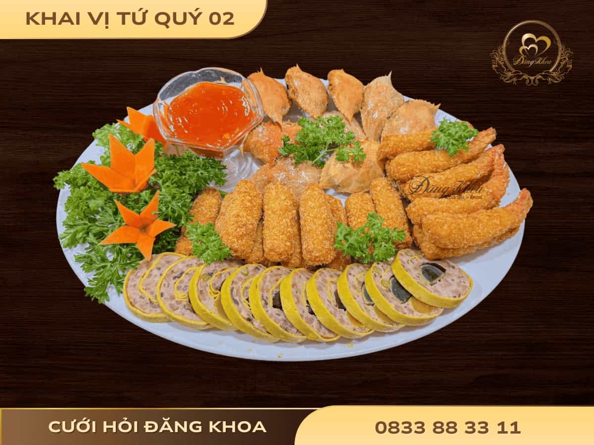 Khai vị tứ quý 02