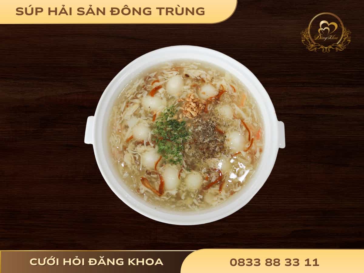 Súp hải sản đông trùng