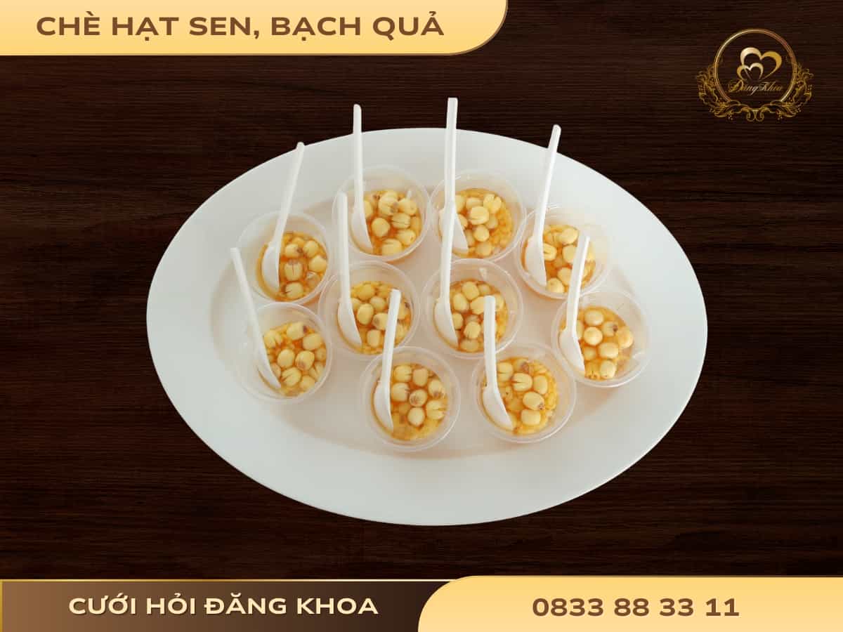 Chè hạt sen, bạch quả