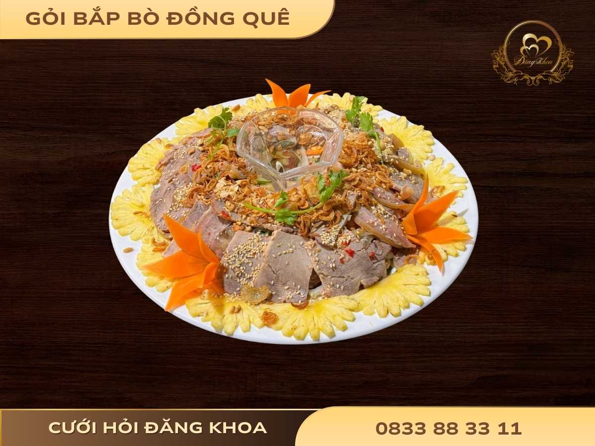 Gỏi bắp bò đồng quê