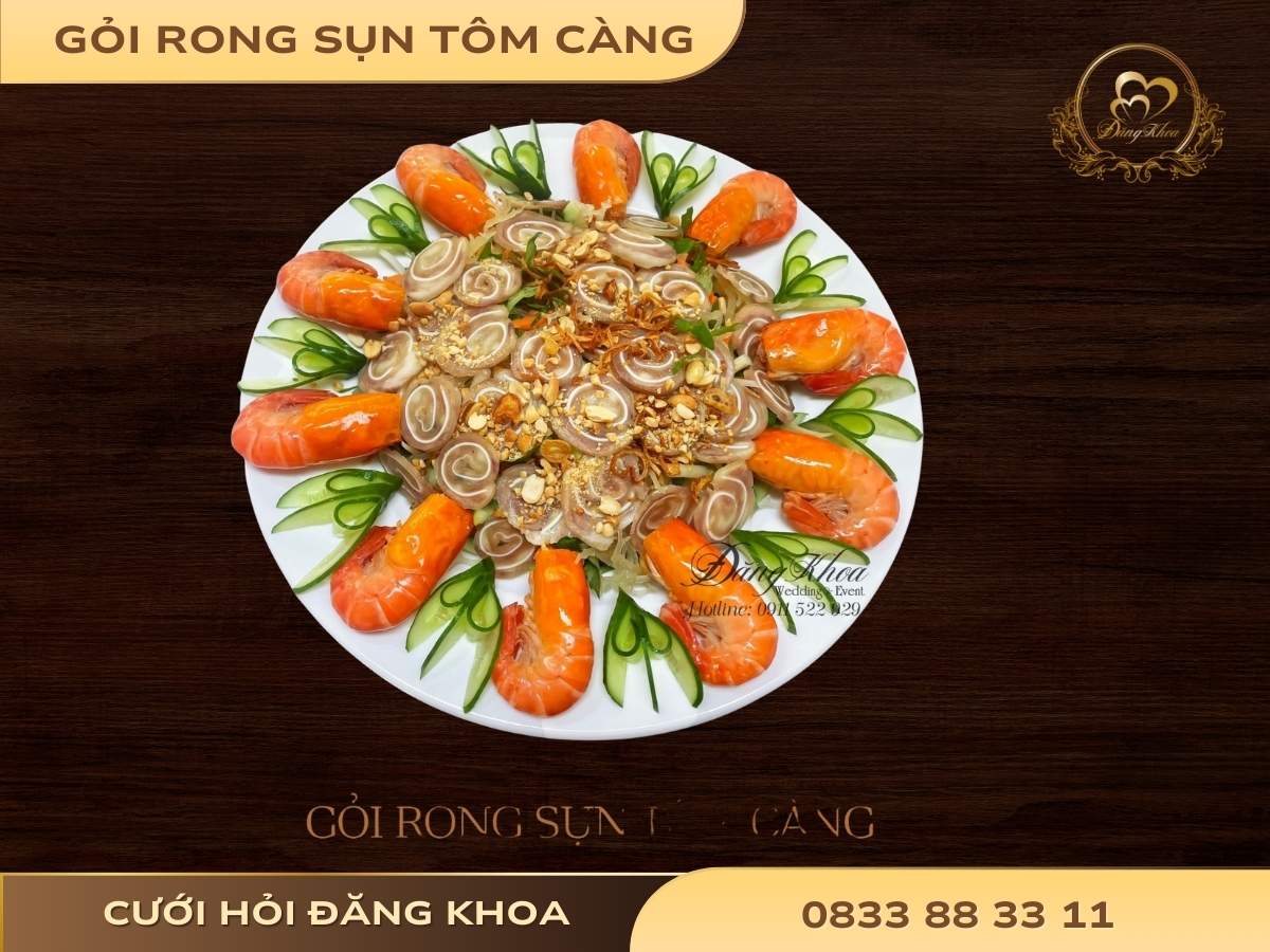 Gỏi rong sụn tôm càng