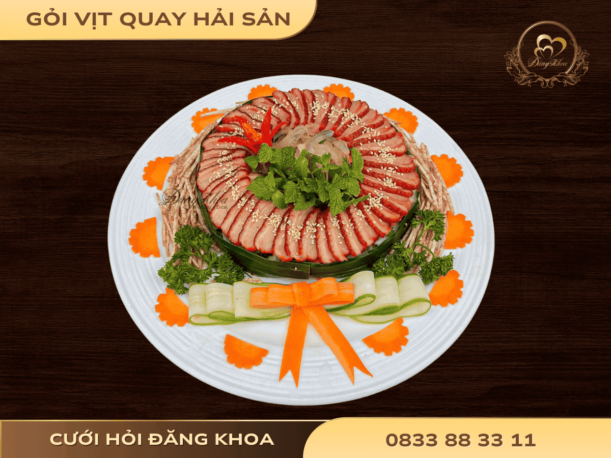 Gỏi vịt quay hải sản
