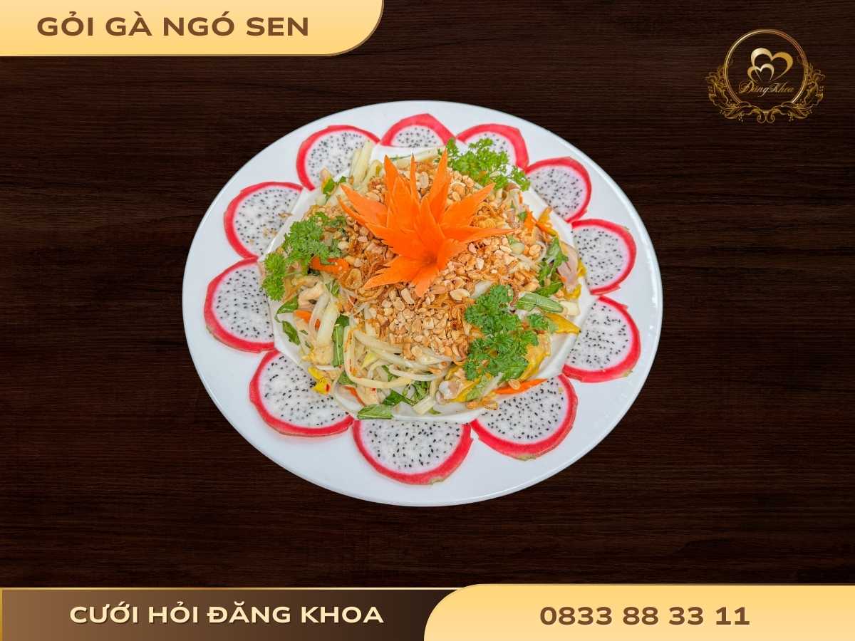 Gỏi gà ngó sen