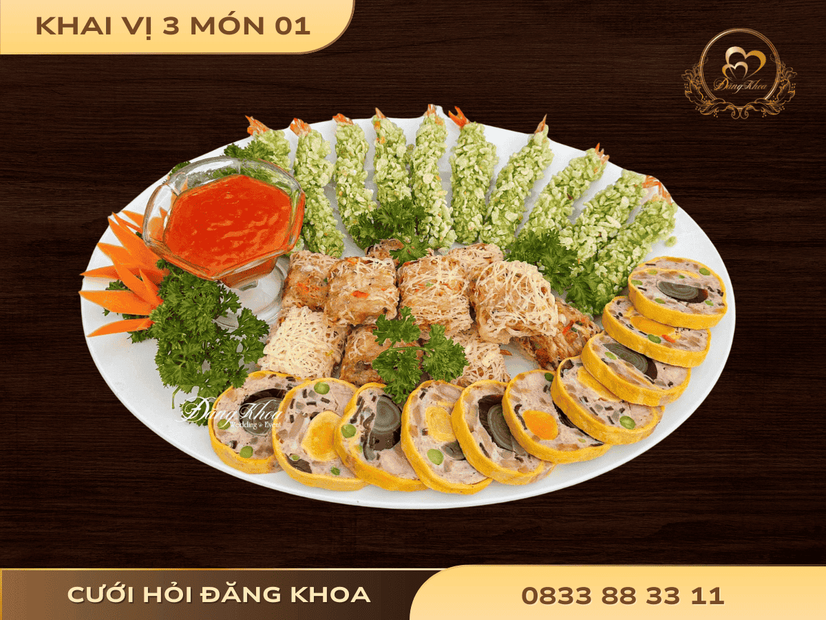 Khai vị 3 món 01